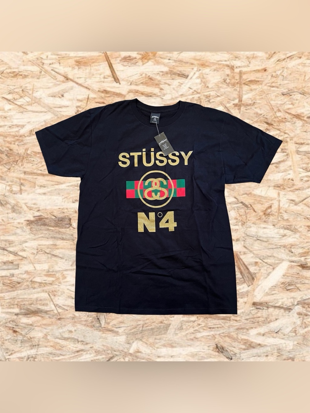 🖤NWT🖤 STUSSY No. 4 Check Tee
